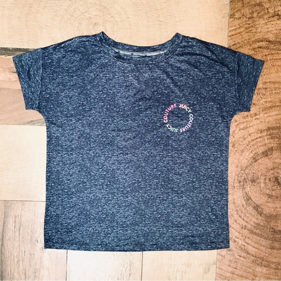 JUICY COUTURE Heather Grey/ Charcoal T Shirt in size XS NEW without Tags - Picture 8 of 8
